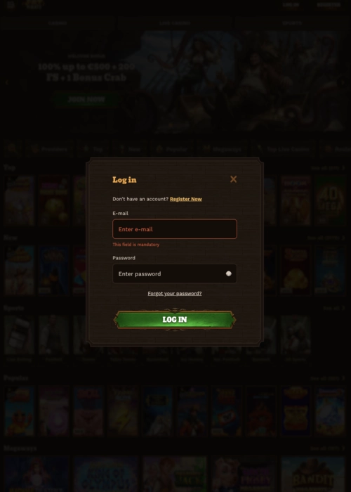 Protected member access gateway Fat Pirate Casino